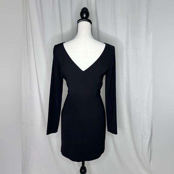 Hoss Intropia Black Long Sleeve Crystal Embellished Mini Dress - Picture 5 of 5